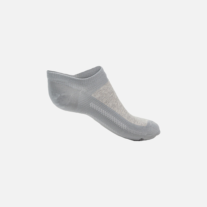 Short socks THREE-PACK SOCKS WOMAN Black/Melange grey/White | GEOX