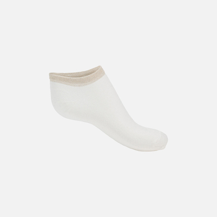 Short socks TWO-PACK SOCKS WOMAN Grey/White | GEOX
