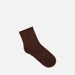 two pack socks woman — anthracite/brown 1