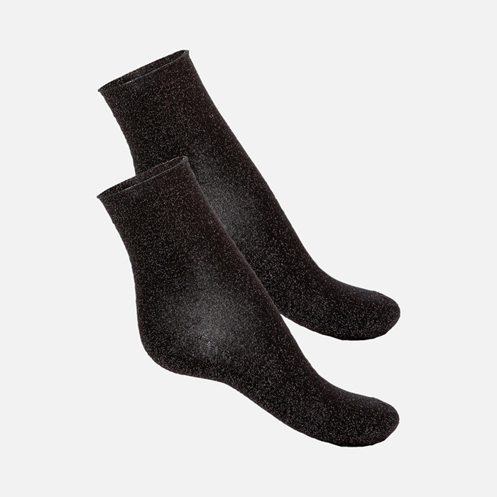 Calcetines cortos PACK CALCETINES 2 PARES MUJER Negro | GEOX