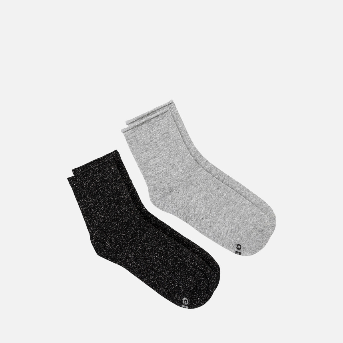 two pack socks woman — black/grey