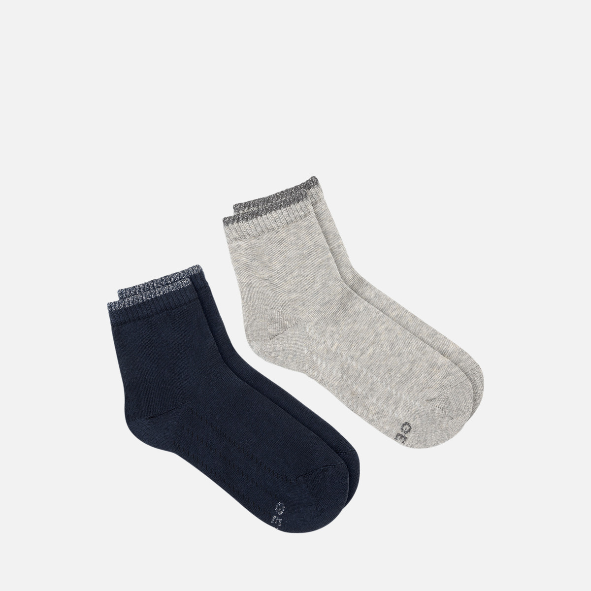 two pack socks woman — blue/melange_grey
