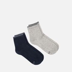 two pack socks woman — blue/melange_grey 2