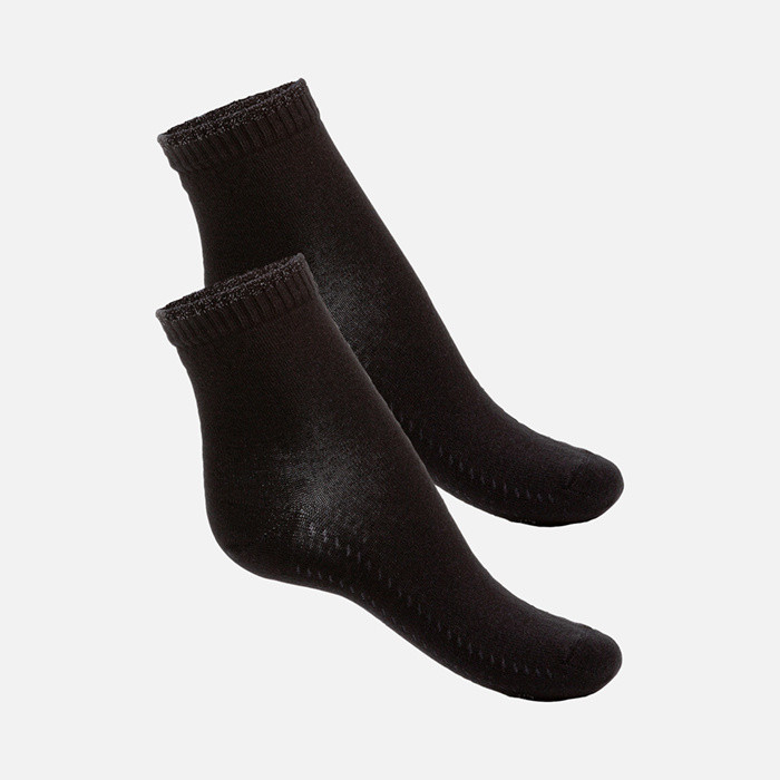 Calcetines cortos PACK CALCETINES 2 PARES MUJER Negro | GEOX