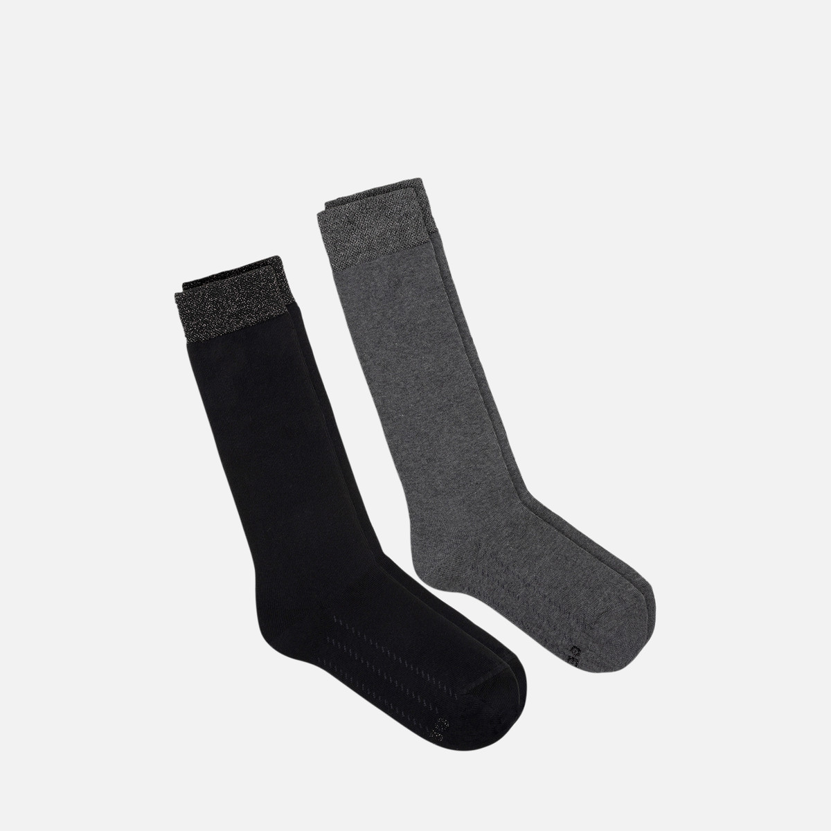 two pack socks woman — black/dark_grey