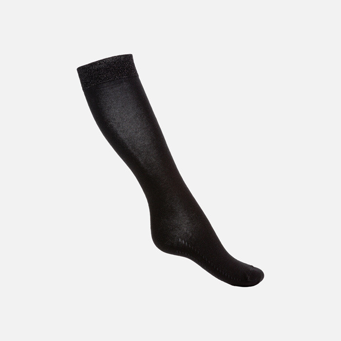 Calcetines largos PACK CALCETINES 2 PARES MUJER Negro/Gris oscuro | GEOX