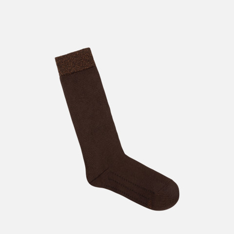 long socks TWO-PACK SOCKS WOMAN Black/Brown - image number 0 | GEOX