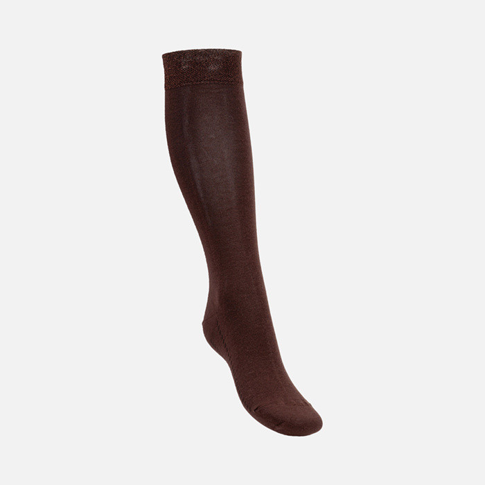 Long socks TWO-PACK SOCKS WOMAN Black/Brown | GEOX