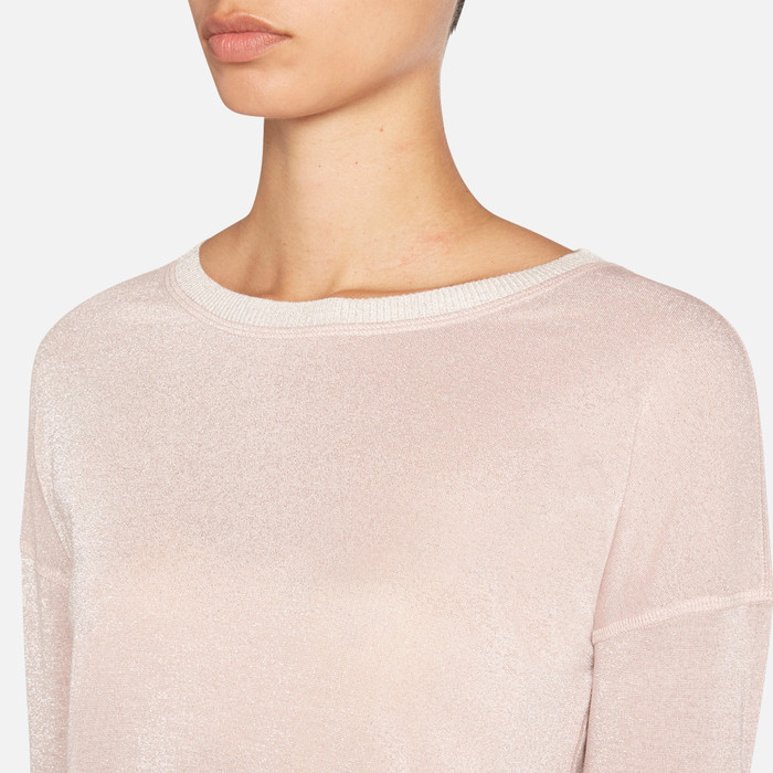 Preconcepción Genuino Montañas climáticas Geox® T-SHIRT: Camiseta Rosa claro brillante Mujer | Geox®
