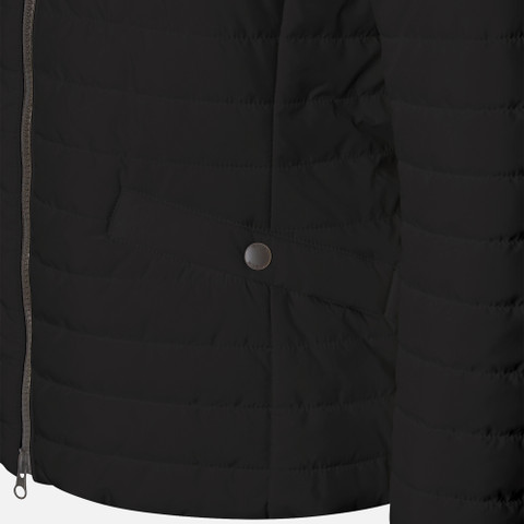 Jacke mit Kapuze ASCYTHIA ABX WOMAN Black - image number 5 | GEOX