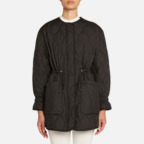 quilted jacket ERAKLIA WOMAN Black - image number 2 | GEOX