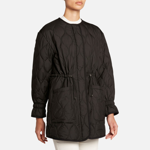 quilted jacket ERAKLIA WOMAN Black - image number 4 | GEOX