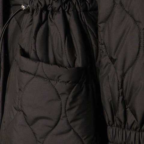 quilted jacket ERAKLIA WOMAN Black - image number 8 | GEOX