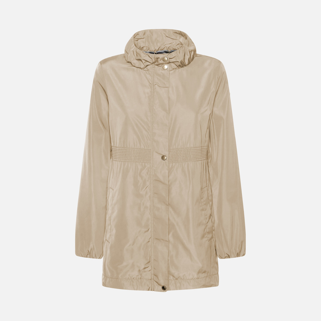 Geox GENZIANA Veste L g re Beige fonc Femme Geox