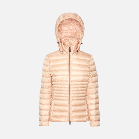 short down jacket JAYSEN WOMAN Peach whip - image number 1 | GEOX