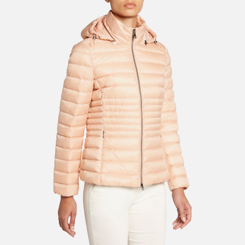 short down jacket JAYSEN WOMAN Peach whip - image number 0 | GEOX