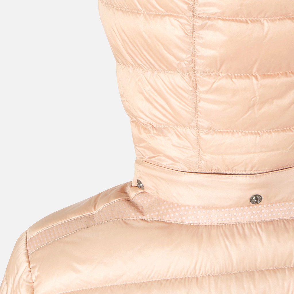 short down jacket JAYSEN WOMAN Peach whip - image number 7 | GEOX