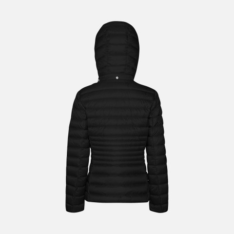 short down jacket JAYSEN WOMAN Black - image number 3 | GEOX