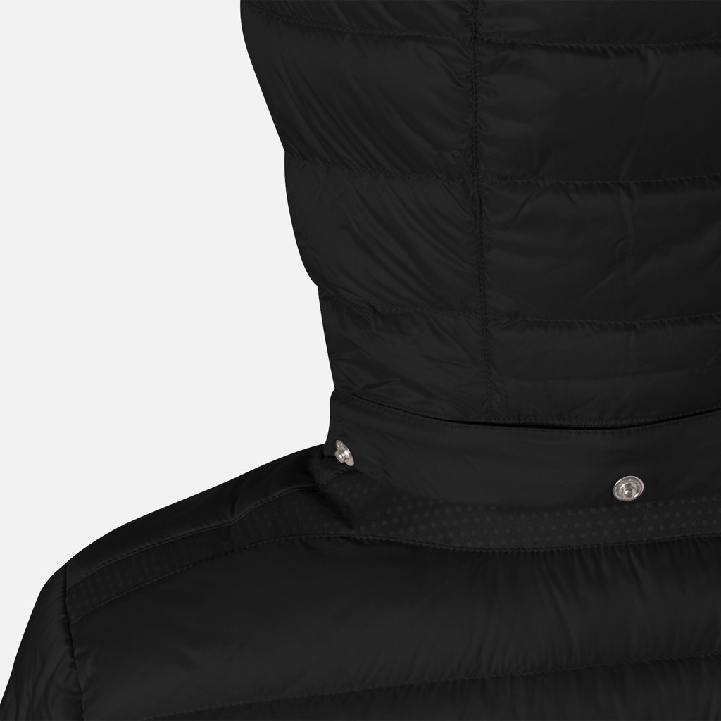 short down jacket JAYSEN WOMAN Black - image number 4 | GEOX