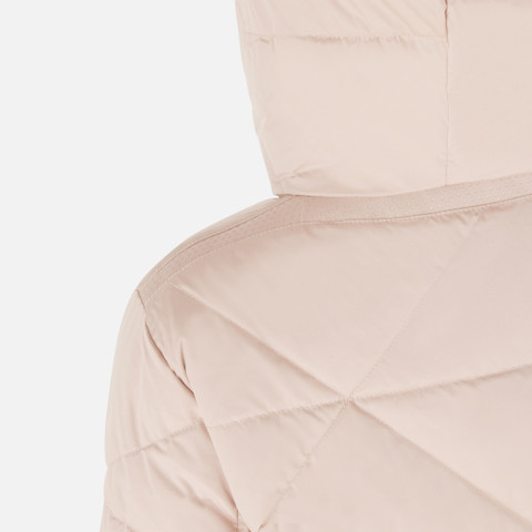 synthetic down jacket ALLENIEE WOMAN Misty Rose - image number 6 | GEOX