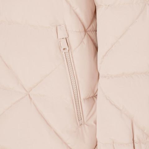 synthetic down jacket ALLENIEE WOMAN Misty Rose - image number 7 | GEOX