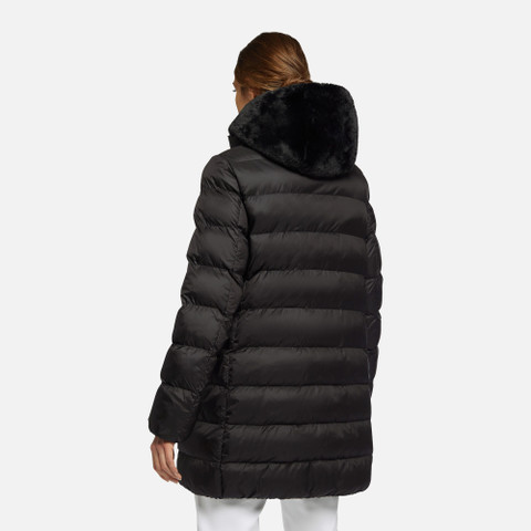 geox chloo black down jacket