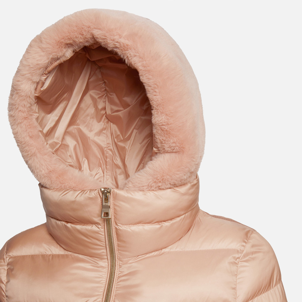 Superdry jaqueta blusão sd expedição down roupas rosa mulheres