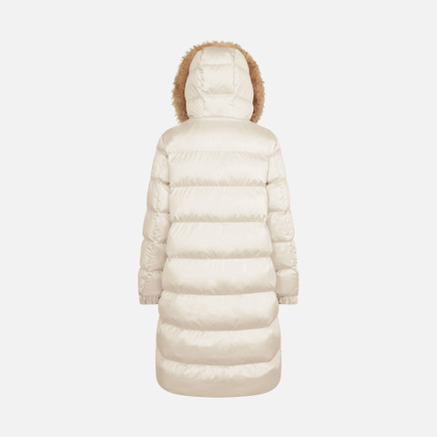 Jacket with hood BACKSIE WOMAN Moonbeam - image number 6 | GEOX