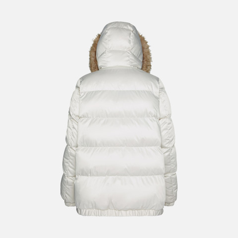synthetic down jacket BACKSIE WOMAN Moonbeam - image number 4 | GEOX