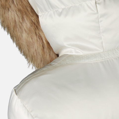 synthetic down jacket BACKSIE WOMAN Moonbeam - image number 6 | GEOX