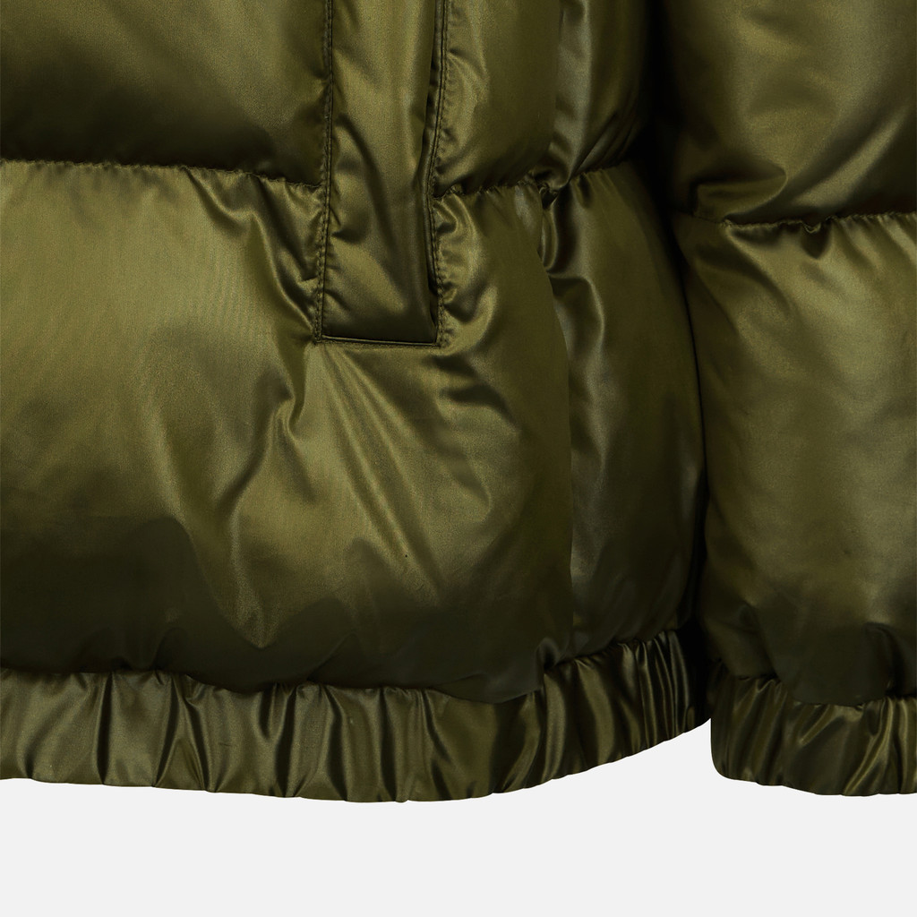 Geox® BACKSIE: Synthetic Down Jacket dark olive Woman | Geox®