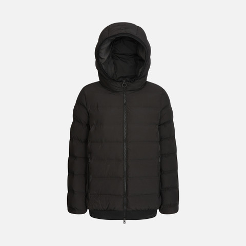 synthetic down jacket SPHERICA WOMAN Black - image number 0 | GEOX
