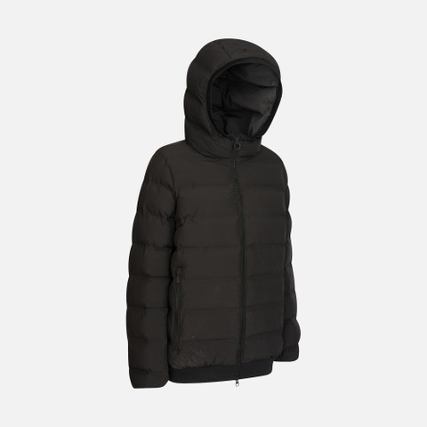synthetic down jacket SPHERICA WOMAN Black - image number 2 | GEOX