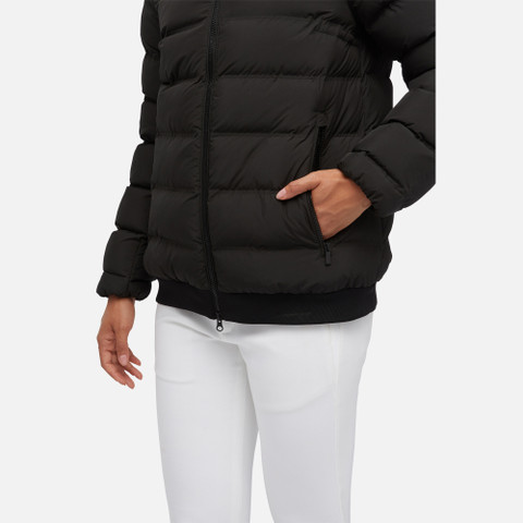 synthetic down jacket SPHERICA WOMAN Black - image number 8 | GEOX