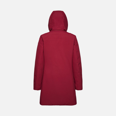 long parka SPHERICA WOMAN Rumba red - image number 4 | GEOX