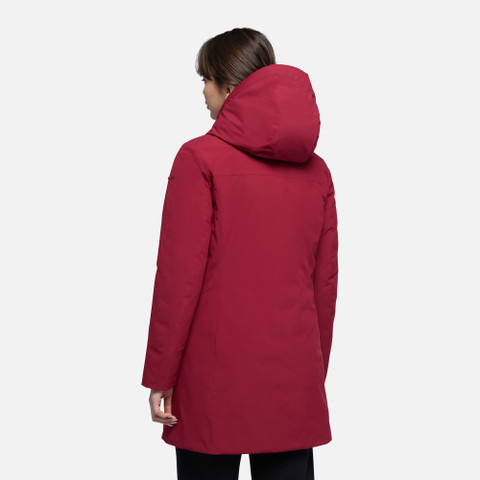 long parka SPHERICA WOMAN Rumba red - image number 5 | GEOX