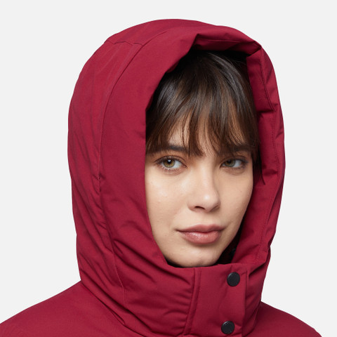 long parka SPHERICA WOMAN Rumba red - image number 8 | GEOX