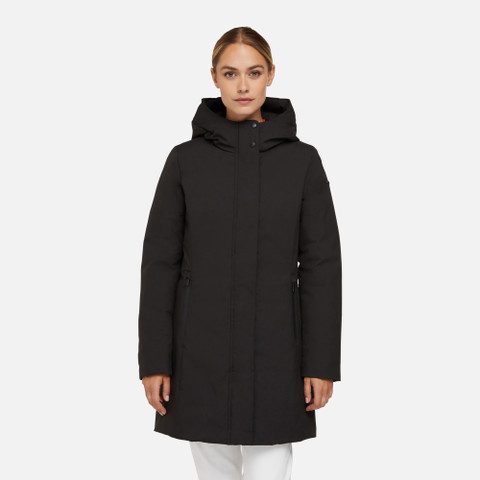 long parka SPHERICA WOMAN Black - image number 1 | GEOX