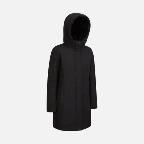 long parka SPHERICA WOMAN Black - image number 2 | GEOX