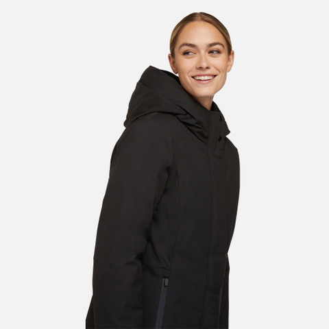 long parka SPHERICA WOMAN Black - image number 8 | GEOX