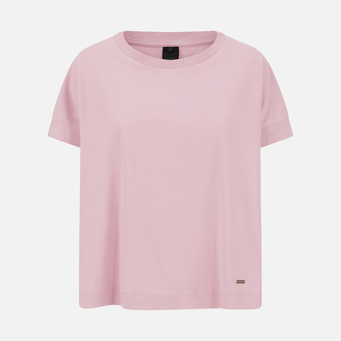 T-shirt T-SHIRT DONNA Rosa Antico | GEOX