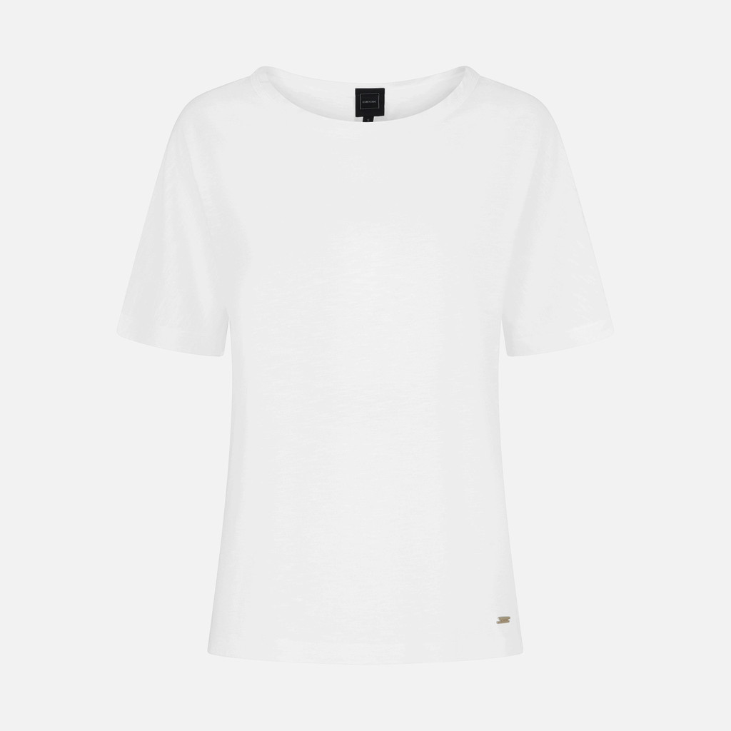 Geox® T Shirt Womens Brilliant White T Shirt Geox® 6141