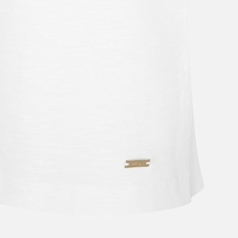 t-shirt T-SHIRT WOMAN White - image number 7 | GEOX