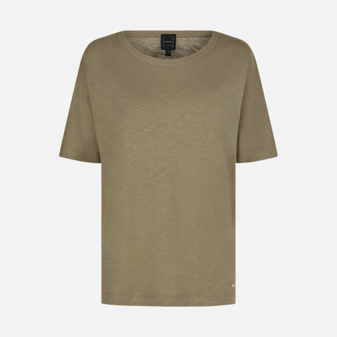 t-shirt T-SHIRT WOMAN Burnt olive - image number 0 | GEOX