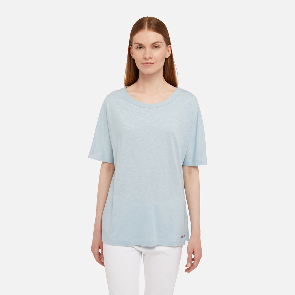 t-shirt T-SHIRT WOMAN Winter Sky - image number 1 | GEOX