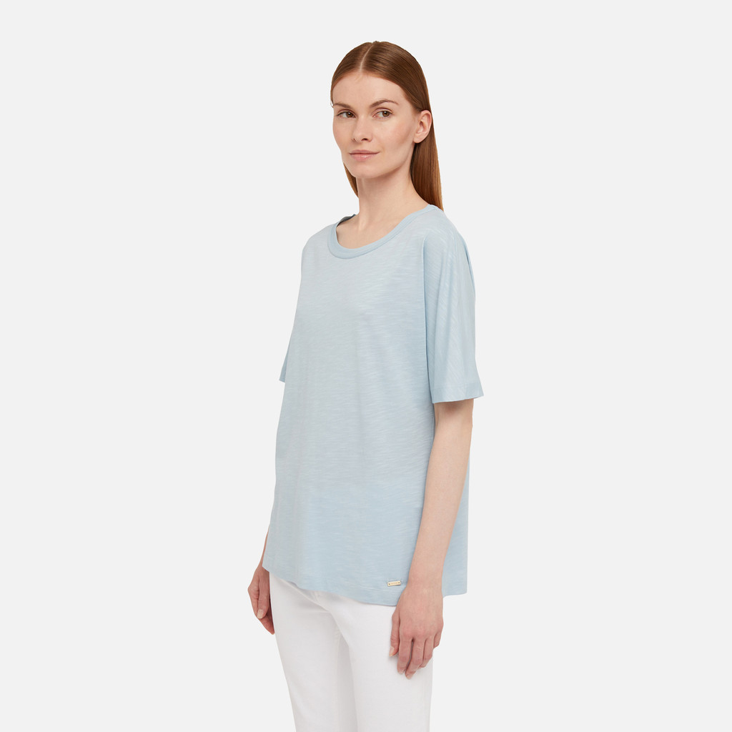 t-shirt T-SHIRT WOMAN Winter Sky - image number 3 | GEOX
