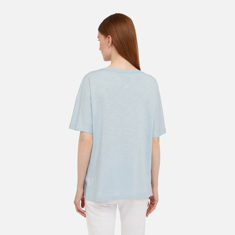 t-shirt T-SHIRT WOMAN Winter Sky - image number 5 | GEOX