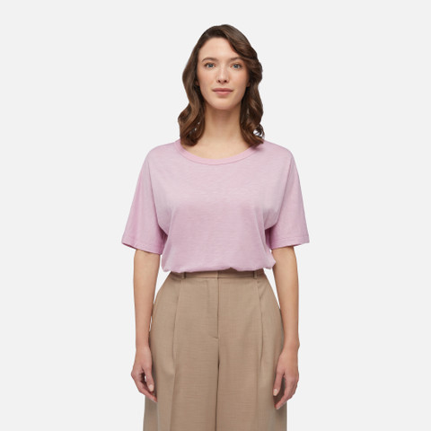 t-shirt T-SHIRT WOMAN Dawn Pink - image number 1 | GEOX