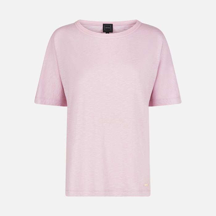 T-shirt T-SHIRT MULHER Rosa antigo | GEOX