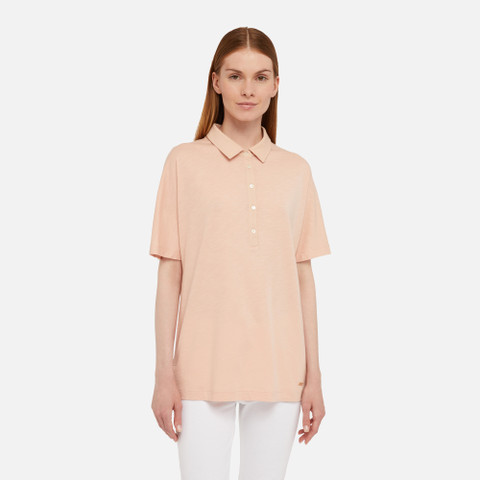 polo shirt POLO WOMAN Cameo Rose - image number 1 | GEOX